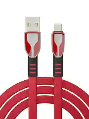 Кабель для зарядки Графика Type-C -USB, 1 м, Быстрая зарядка QC3.0, штекер металл, красный