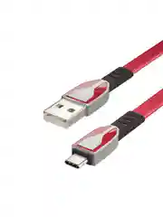 Кабель для зарядки Графика Type-C -USB, 1 м, Быстрая зарядка QC3.0, штекер металл, красный