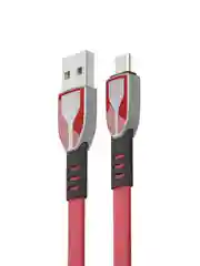 Кабель для зарядки Графика Type-C -USB, 1 м, Быстрая зарядка QC3.0, штекер металл, красный