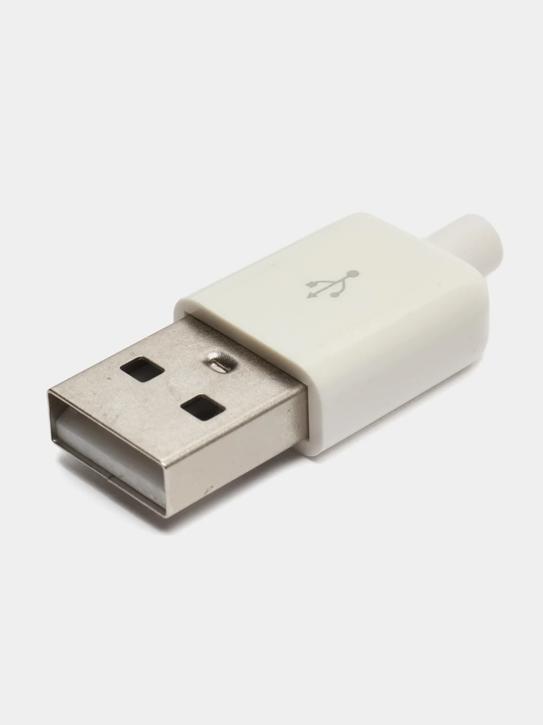 5 / 10 штук Штекер USB в корпусе белый
