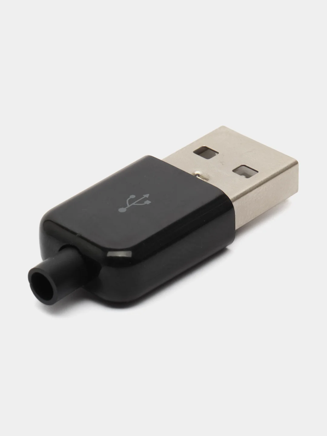 5 штук / 10 штук Штекер USB в корпусе черный