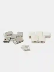 5 / 10 штук Штекер USB в корпусе белый
