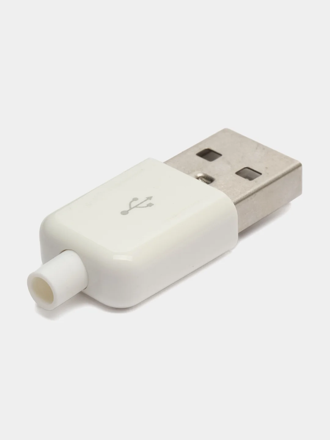 5 / 10 штук Штекер USB в корпусе белый