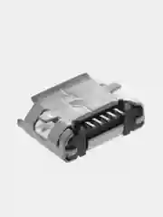 5 / 10 штук Гнездо micro-USB 5 контактов боковое крепление 2 крепежа на плату