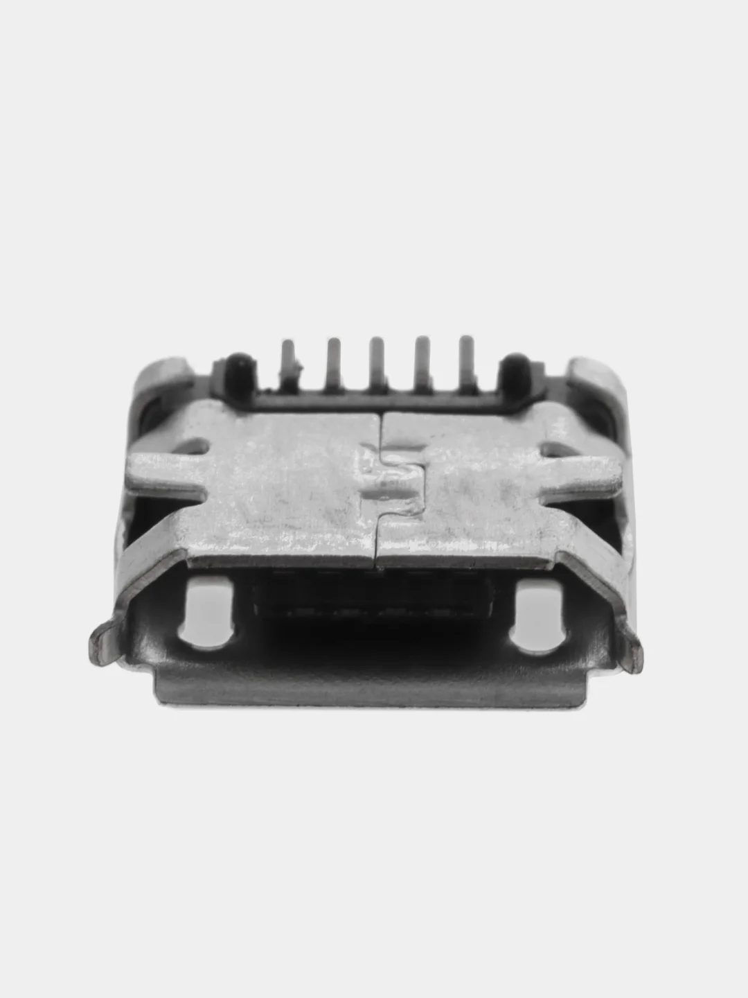 5 / 10 штук Гнездо micro-USB 5 контактов боковое крепление 2 крепежа на плату
