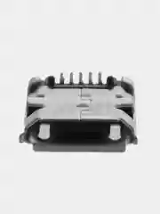 5 / 10 штук Гнездо micro-USB 5 контактов боковое крепление 2 крепежа на плату