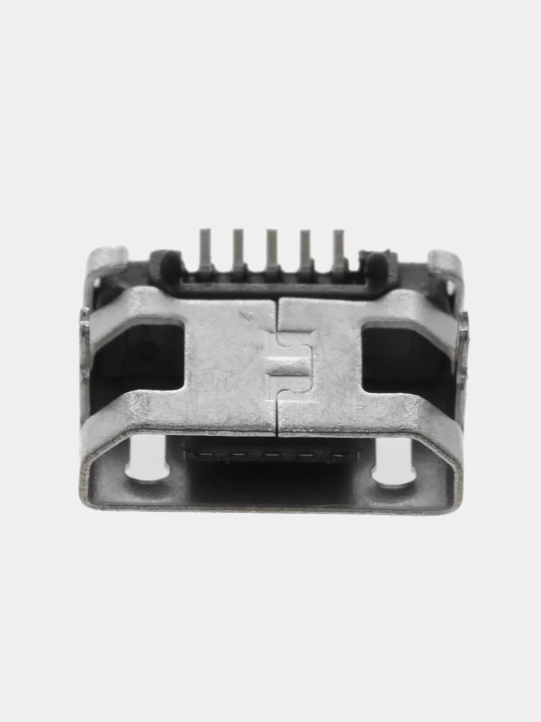 5 штук / 10 штук Гнездо micro-USB 5 контактов боковое крепление 2 крепежа на плату 7.2мм