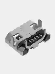5 штук / 10 штук Гнездо micro-USB 5 контактов нижнее крепление 4 крепежа в плату