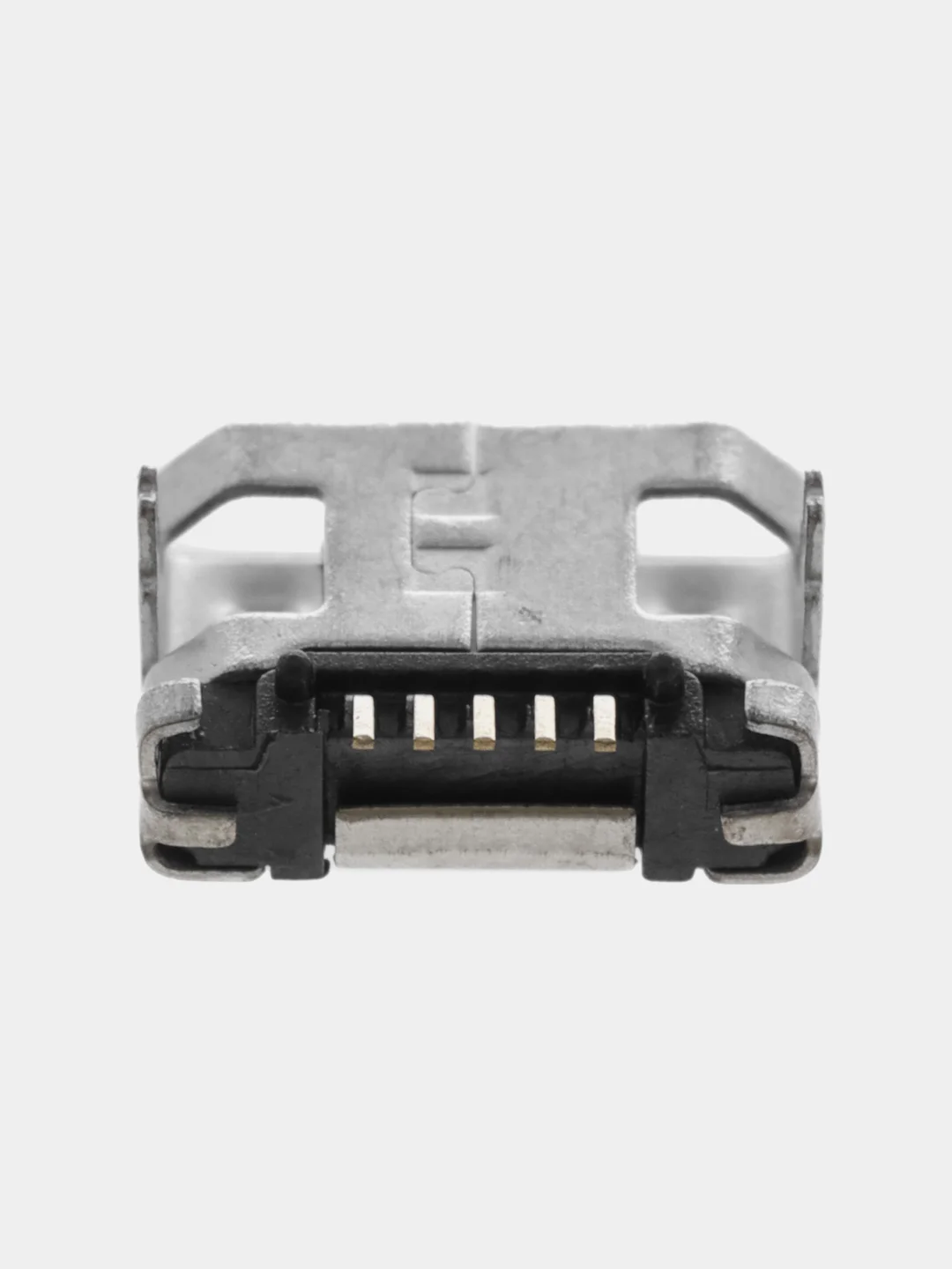 5 штук / 10 штук Гнездо micro-USB 5 контактов боковое крепление 2 крепежа на плату 7.2мм