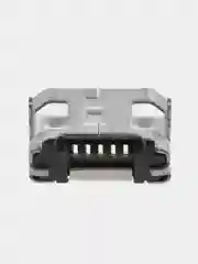 5 штук / 10 штук Гнездо micro-USB 5 контактов боковое крепление 2 крепежа на плату 7.2мм