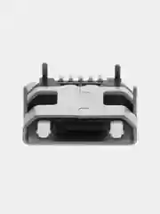 5 штук / 10 штук Гнездо micro-USB 5 контактов нижнее крепление 4 крепежа в плату