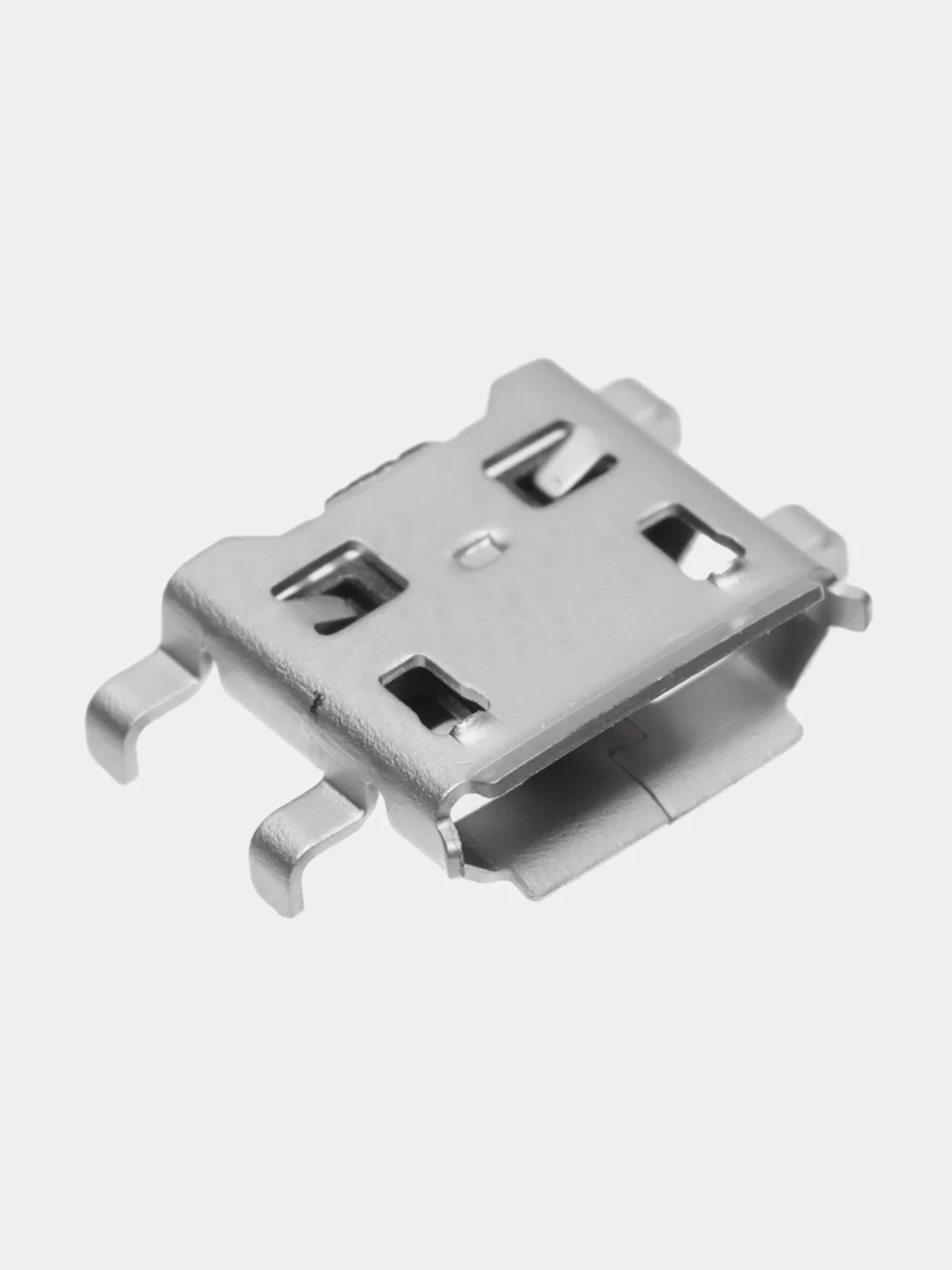 5 штук / 10 штук Гнездо micro-USB 5 контактов среднее широкое крепление 4 крепежа в плату