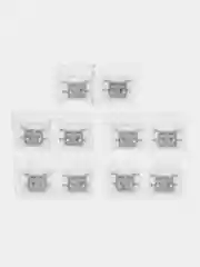5 штук / 10 штук Гнездо micro-USB 5 контактов среднее широкое крепление 4 крепежа в плату