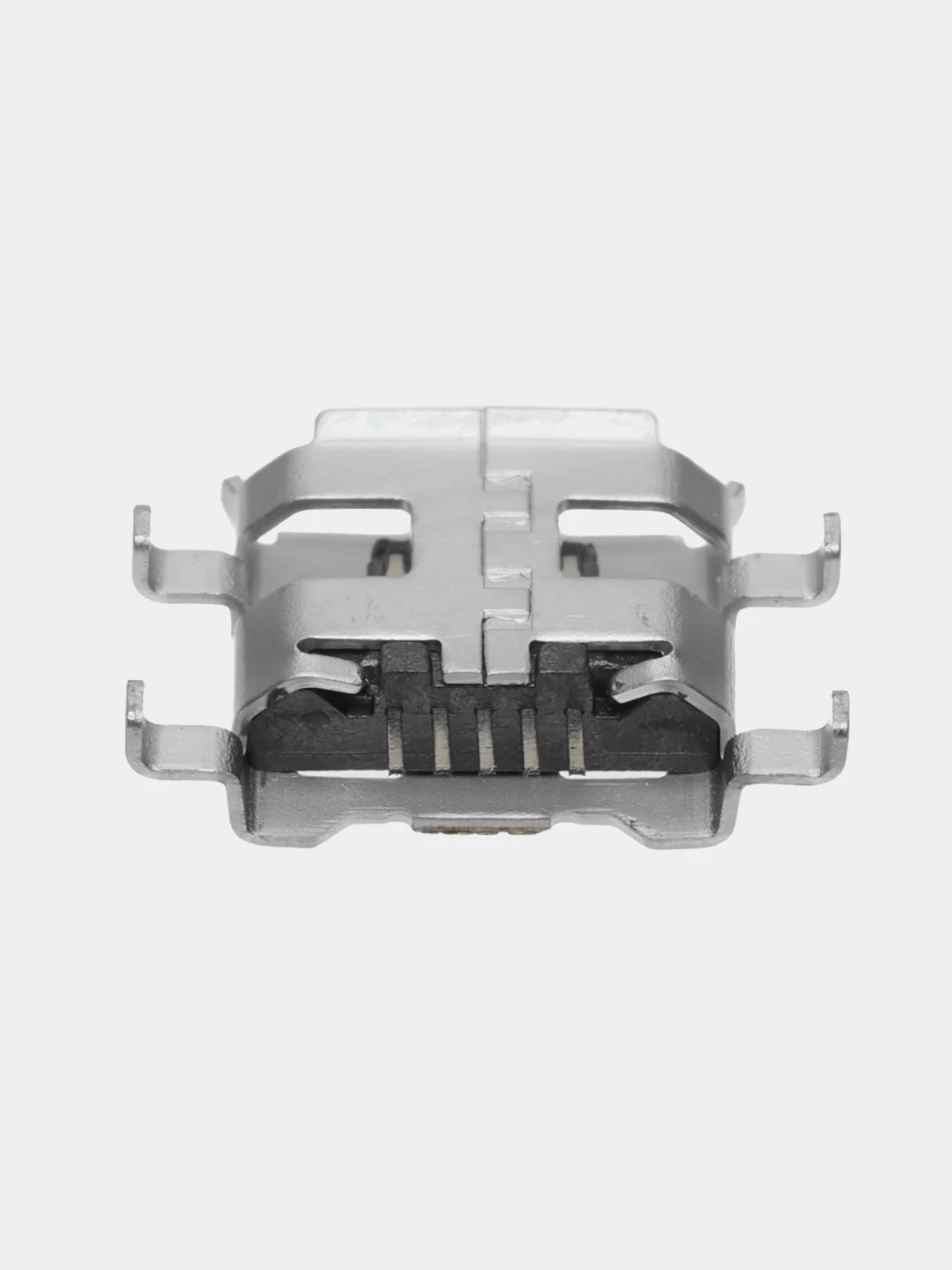 5 штук / 10 штук Гнездо micro-USB 5 контактов среднее широкое крепление 4 крепежа в плату