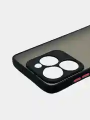 Чехол Tecno Spark GO 2024 / Spark 20 / 20C пластиковый, матовый, с цветными кнопками