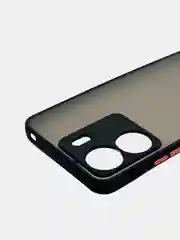 Чехол Xiaomi Redmi 13C / Poco C65 Сяоми Редми 13С пластиковый матовый, с цветными кнопками