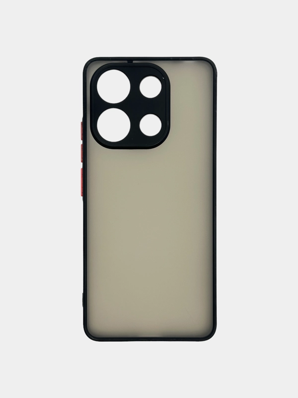 Чехол Xiaomi Redmi Note 13 4G / Редми Нот 13 4Г, пластиковый, матовый, с цветными кнопками