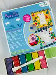 Набор для творчества свинка пеппа Peppa Pig пластилин детский картинка 2шт аппликация игра