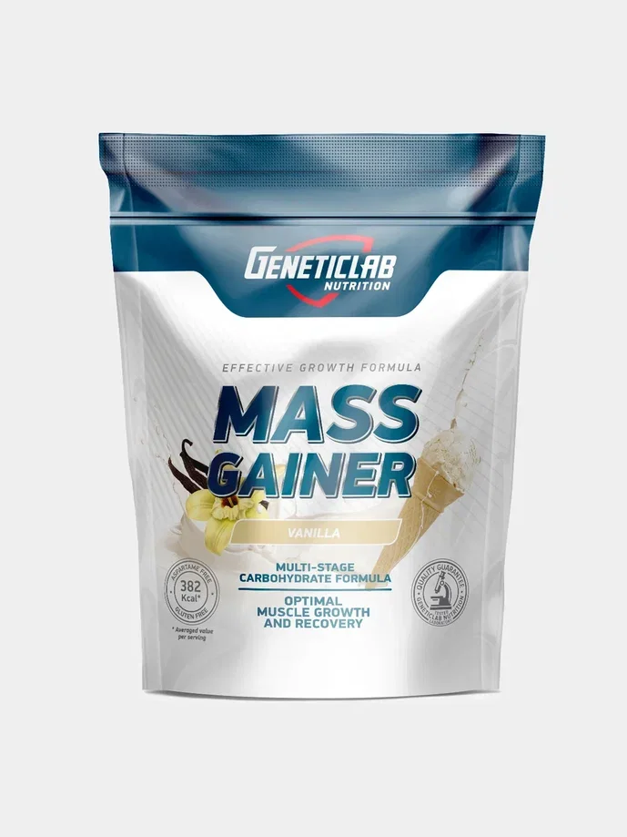 Гейнер MASS GAINER GeneticLab Nutrition, 1000 г