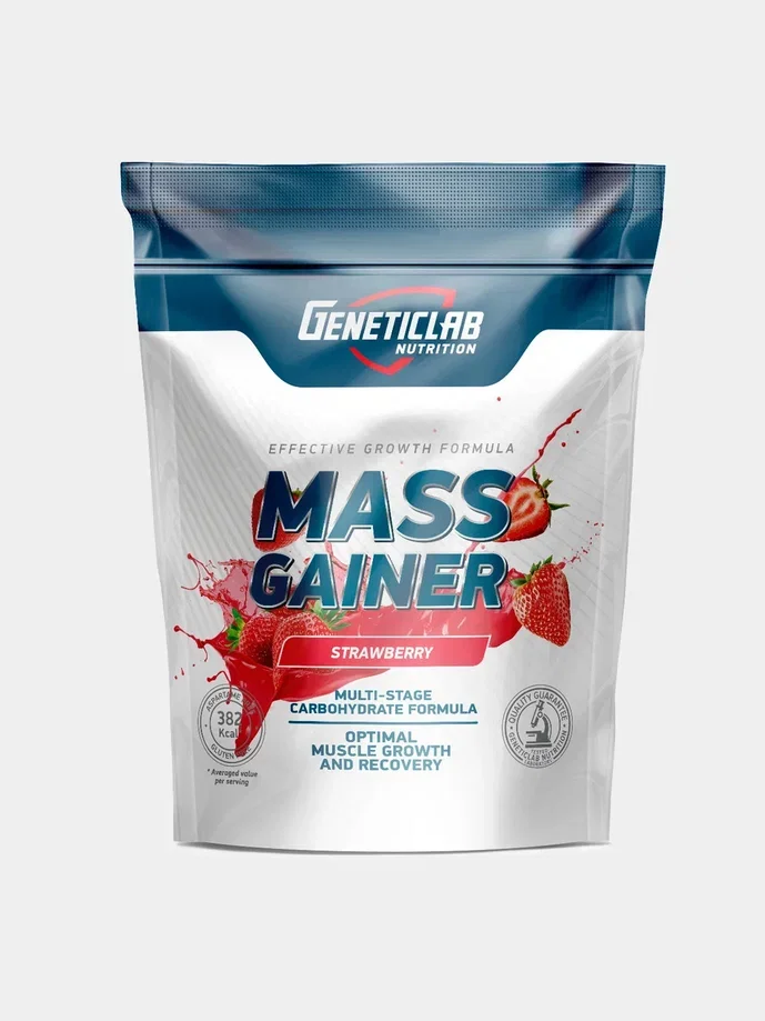 Гейнер MASS GAINER GeneticLab Nutrition, 1000 г