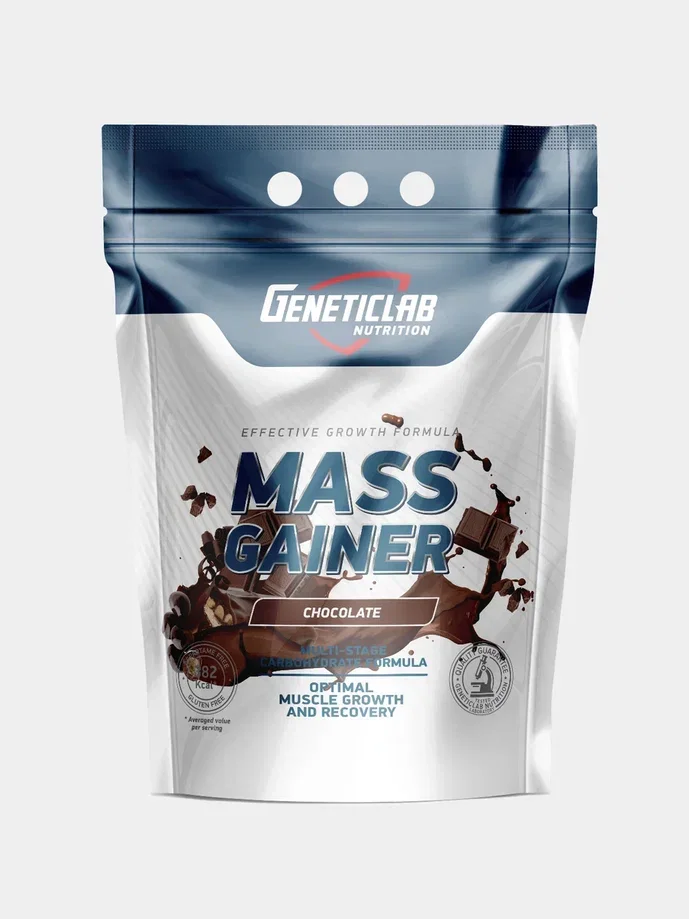 Гейнер MASS GAINER GeneticLab Nutrition, 3000 г