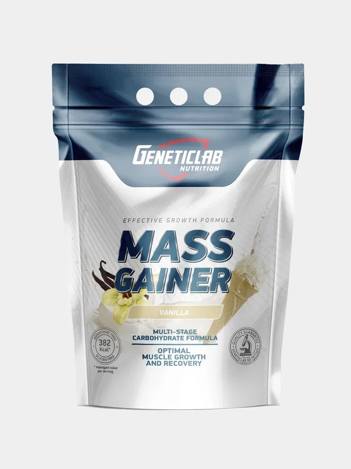 Гейнер MASS GAINER GeneticLab Nutrition, 3000 г