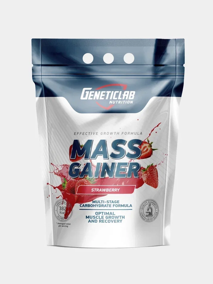 Гейнер MASS GAINER GeneticLab Nutrition, 3000 г