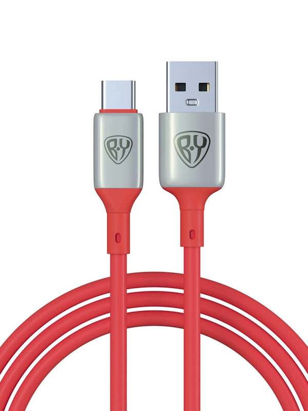 Кабель для зарядки Space Cable Pro Type-C - USB, 1 м, Быстрая зарядка QC3.0, штекер металл