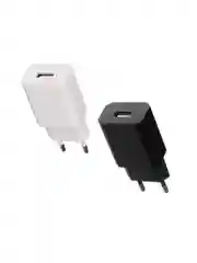 Сетевое зарядное устройство Эконом, 220 В, 1 A, пластик