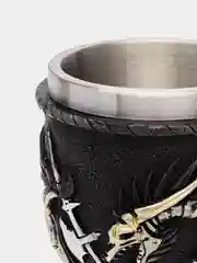 Угольный бокал для вина/пивной стальной, металлический