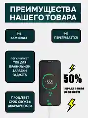 REMAX Зарядка для телефона USB-C быстрая 20W / зарядка для iphone быстрая Type-C