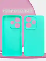 Салатовый чехол накладка для Xiaomi Redmi 13 4G 2024, Note 13R, Poco M6 4G, редми 13
