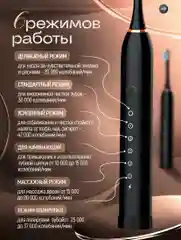 Электрическая зубная щетка с насадками