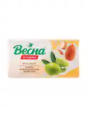Мыло твердое ВЕСНА Олива и миндальное молочко, к/у, 90 г