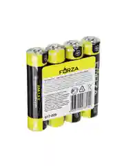 Батарейки 4 штуки "Super heavy duty", тип AAA, солевая, плёнка
