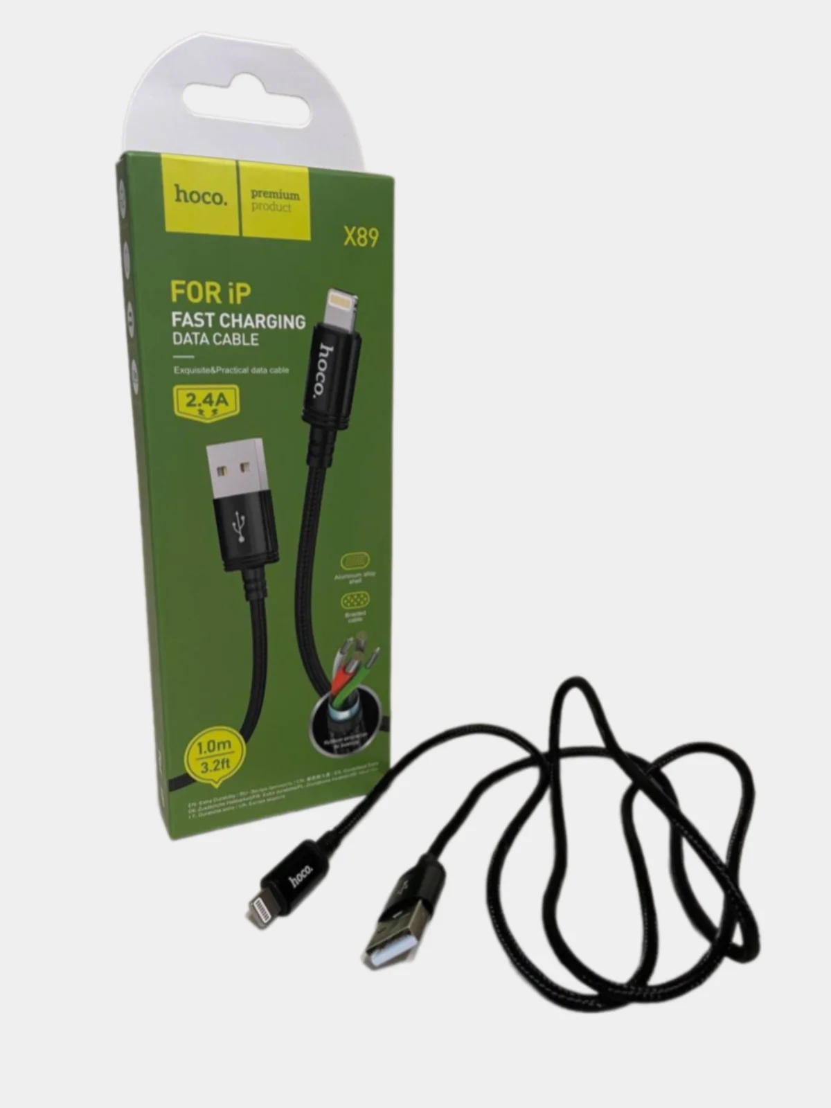 Зарядный кабель, шнур, USB для Apple iPhone, зарядное устройство айфон, зарядка, 1 метр