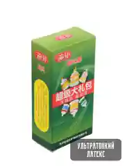 Зеленый презервативы С УСИКАМИ И ШИПАМИ / НАСАДКА НА ЧЛЕН / ДЛЯ УВЕЛИЧЕНИЯ ЧЛЕНА / РЕЛЬЕФНЫЕ /БДСМ