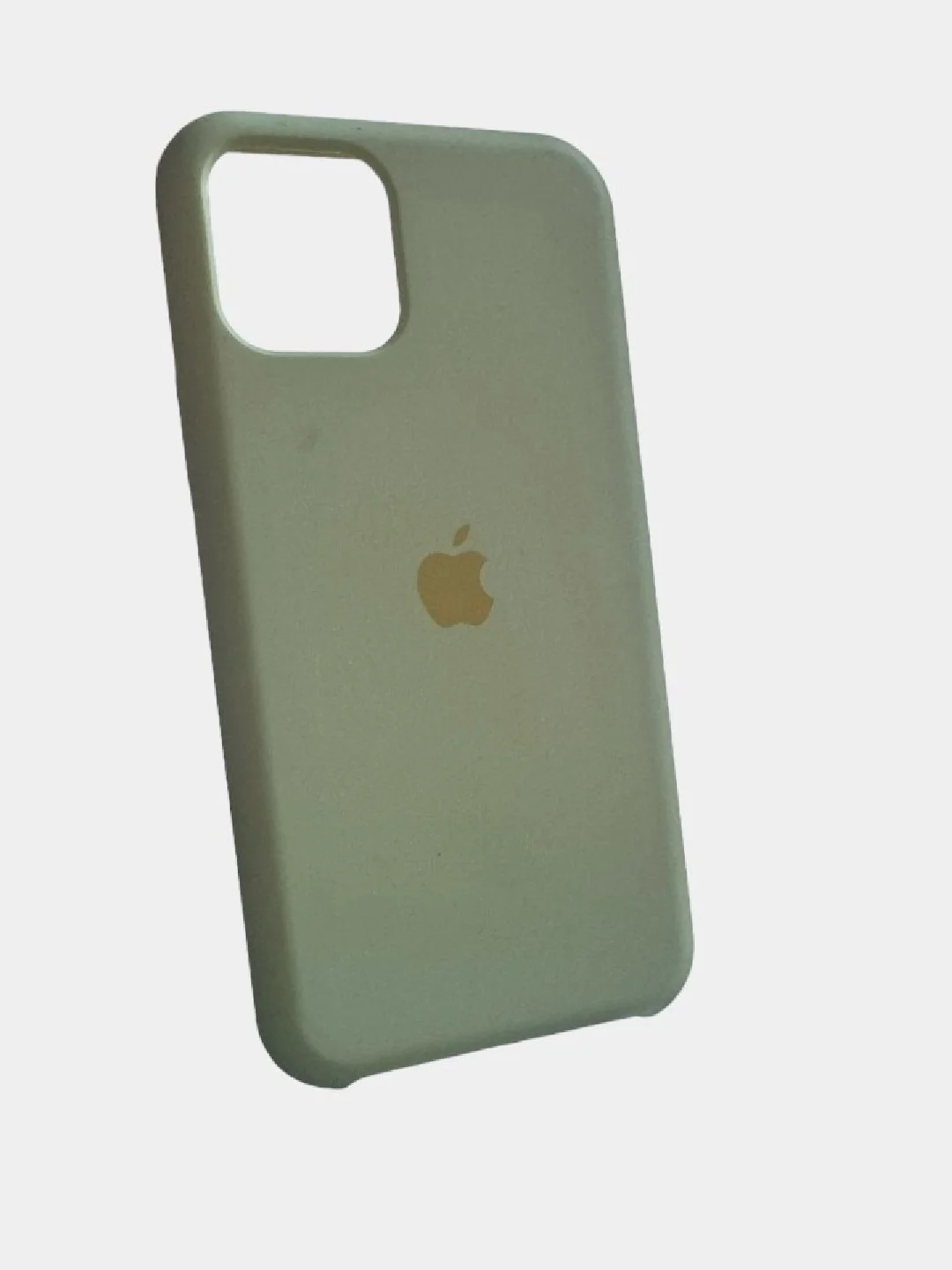 Светло-жёлтый чехол Silikone case для iPhone 11 Pro max