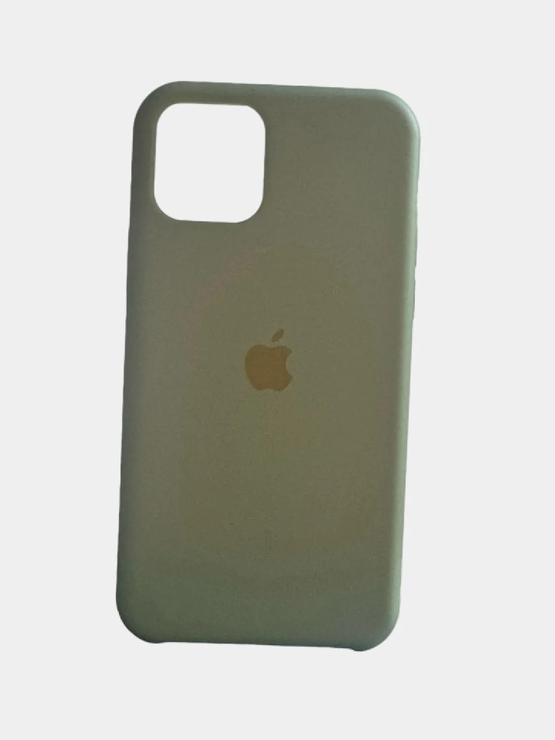 Светло-жёлтый чехол Silikone case для iPhone 11 Pro max