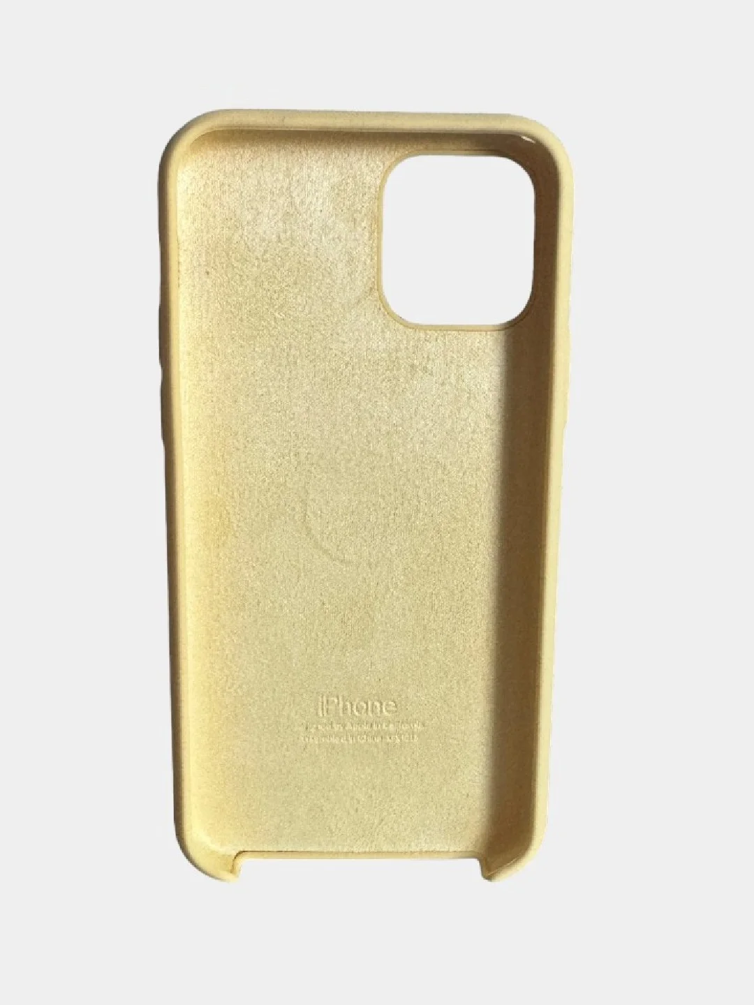 Горчичный чехол Silikone case для iPhone 11 Pro max