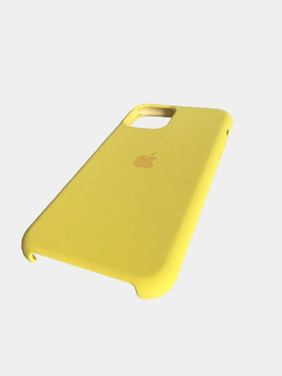 Желтый чехол Silikone case для iPhone 11 Pro max