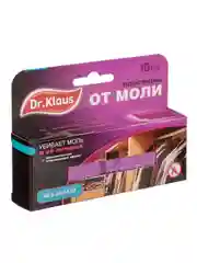 Пластины от моли DR.KLAUS без запаха, к/к, 10 штук