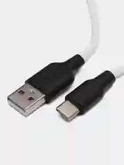 Кабель USB - Type-C HOCO X21, 3A (черно-белый) 1м (силиконовый)