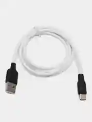 Кабель USB - Type-C HOCO X21, 3A (черно-белый) 1м (силиконовый)