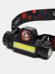 Светодиодный налобный аккумуляторный USB фонарь GLANZEN 5Вт UFL-0300-101