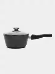 Серый кастрюля Kukmara ковш съемной ручкой, крышка, износостойкое антипригарное покрытие, 1,5 л