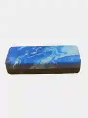 Синий футляр для очков, очечник