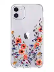 Коралловый чехол для айфон (iPhone) 11, 14, 15, 6s, 7/8 Plus, 13 Pro Max XR 12 Mini силиконовый