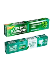 Зубная паста ЛЕСНОЙ БАЛЬЗАМ со вкусом мяты/эксперт уход, 75 мл