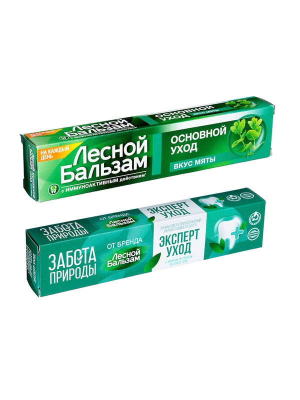 Зубная паста ЛЕСНОЙ БАЛЬЗАМ со вкусом мяты/эксперт уход, 75 мл